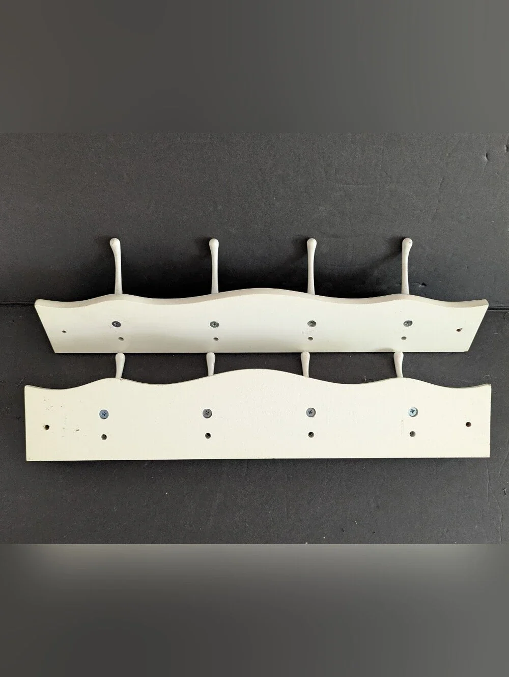Shelves Wall Decor Rack White Wall Mounted Bundle Two 18 x 3.5